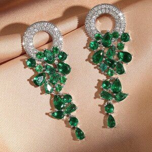 Women's Luxury Cubic Zirconia Waterdrop Earrings